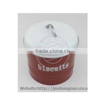 comic Galvanized steel biscuits box coffee box