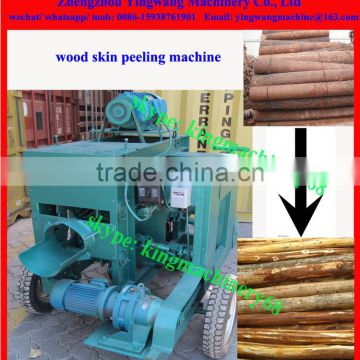 wood barks stripping machine