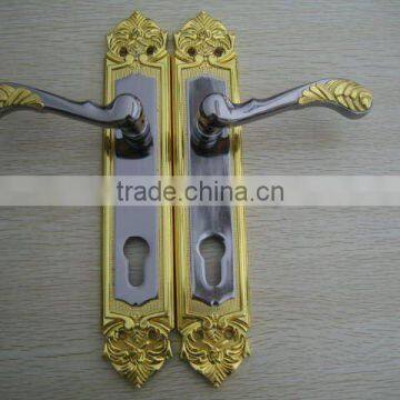 engraving zinc alloy door handle and lock