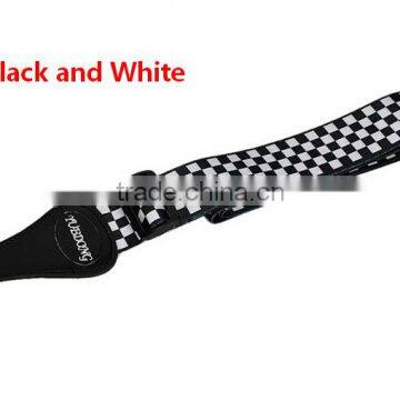 Celebrity Avril Lavigne Concert Style Black&White Guitar Belt, Guitar Strap photo-3