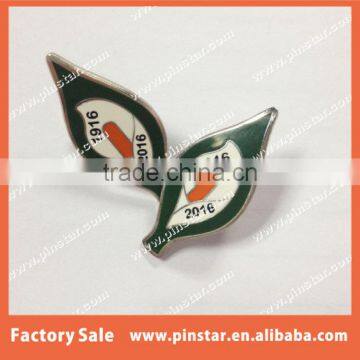 Pinstar Factory hot selling Easter Lily 1916 To 2016 Custom Lapel Pin Badges