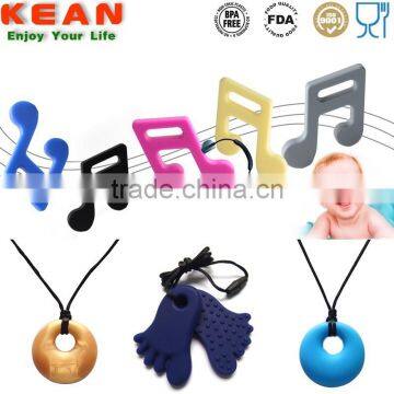 Charm Wolf Shape Necklace Baby Teething Jewelry Tooth Sahpe Pendant photo-3