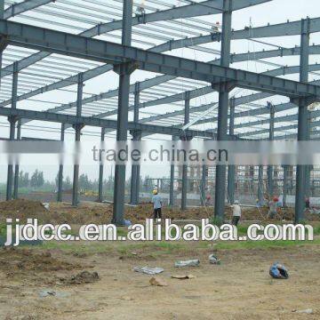 construction light steel structure prefabricated warehouse