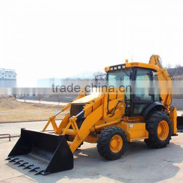 backhoe type shovel loader with 1m3 front bucket