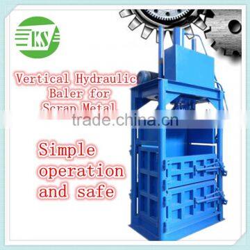 Hydraulic Vertical Plastic Bottle Waste Cardboard Baler photo-3