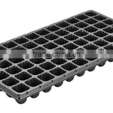Hot sell 0.5,0.6,0.7,0.8,0.9,1.0,1.2mm thick 72cells Plastic PS seed planter tray vegetable plug tray
