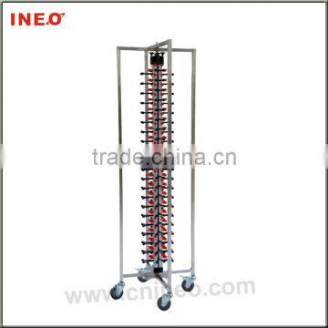 Restaurant Kitchen Mobile Plate Rack,Trolley And Cart For Fast Transport Plate Or Dish