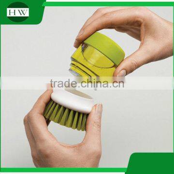 Mini Plastic Hand Bathroom Bowl Pot Dish Clean Cleaning Brush With Cleaner photo-4