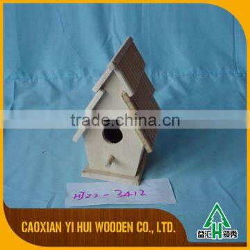 Decor Wooden Bird House Feeder Model photo-4