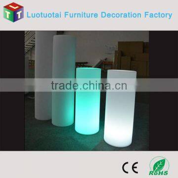 waterproof/breakproof/scratch-resistance party/event/wedding led pillars/column/cylinder