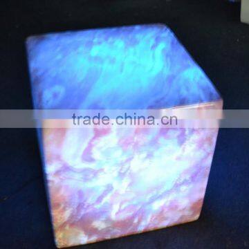 Colorful Rgb LED Glowing FRP Led Bar Chair Decoration Modern Outdoor Led Cube/ Led Cube Chair/ Glow Cube photo-3