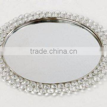 Crystal Charger Plate/ show plate/ wedding table plate