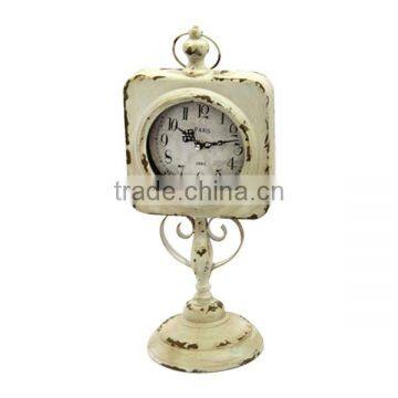 Vintage Metal Table Clock Desk Clock