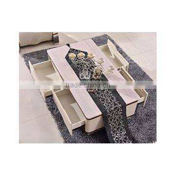 C386 Modern Design Living Room Furniture Marble Top Mdf End Table photo-2