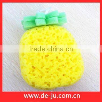 Red Heart Yellow Lovely Soft Cleaning Washing Sponge photo-3