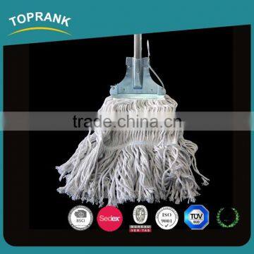 Toprank Super Cheap Safe 360 Twist Cotton Floor Cleaning Stick Mops Floor Cleaning Sweep Cotton Mop Head With Steel Handle