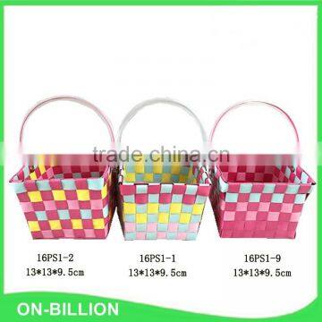 Plastic PP Material Colorful Wholesale Easter Baskets photo-3