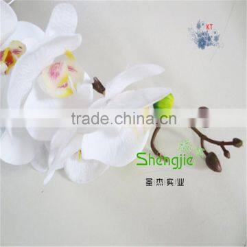 SJ20170013 GZ High Quality Colorful Plastic Flowers for Indoor Decoration Artificial Silk Orchid photo-2