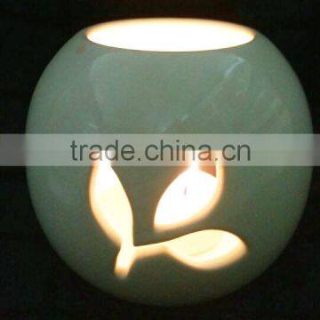 Factory Direct Ceramic Tea Light Oil Burner With Aromatherapy Function photo-4