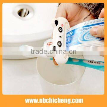 Animal Shaped Batherrom Tooth Brush Holder and Toothpaste Dispenser