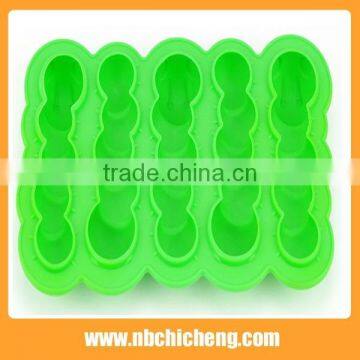 High Quality Cheaper Price Colorful Design Silicone Ice Cube Mould,The Caterpillar, Ice Cube Tray.