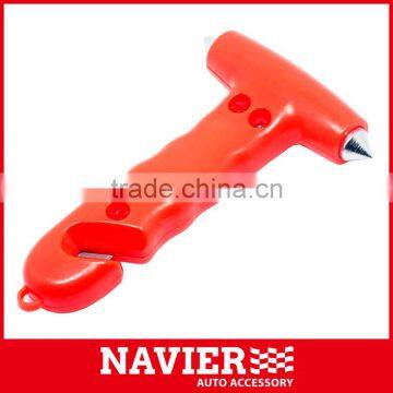 Promotion model car emergency hammer safety hammer with belt cutter