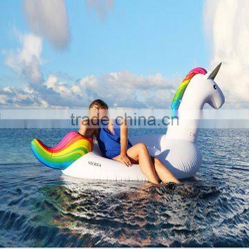 Leisure Giant Inflatable Unicorn Pool Float Large Outdoor Swimming Pool Floatie Lounge Toy for Adults & Kids photo-5