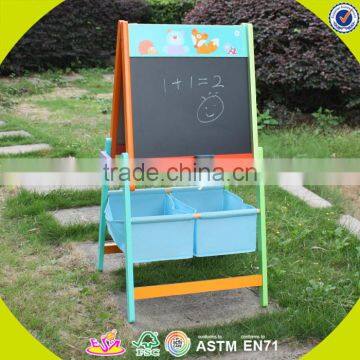 2017 Wholesale Kids Wooden Chalkboard Easel Portable Children Wooden Chalkboard Easel Best Wooden Chalkboard Easel W12B102 photo-2