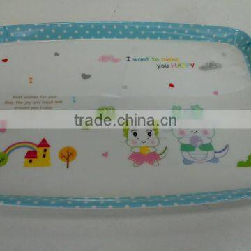 Melamine Tray With Double Handle C3009 photo-2