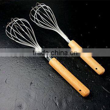 37056 New Style Stainless Steel Whisk With Wooden Handle photo-5