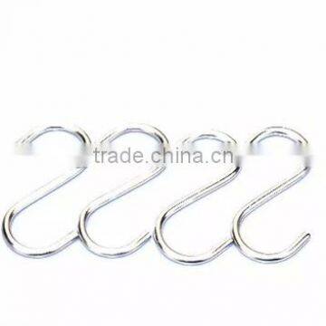 metal S hook for storage hanger