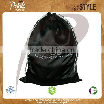 Satin Drawstring bag