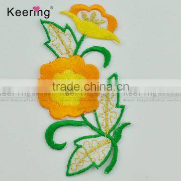 Hot Sale Clothing Flower Embroidery Patch Fabric Accessories Craft WEF-338 photo-4