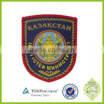 Garment use label cheap custom logo sew on woven patches