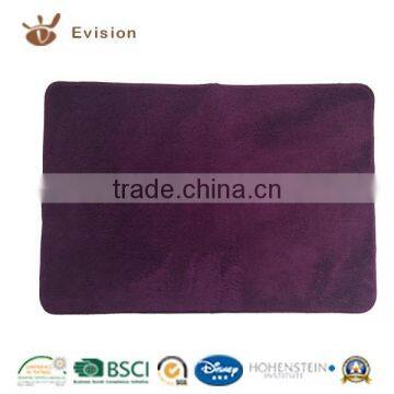 Solid purple color bathmat for bedding room,oeko certificate