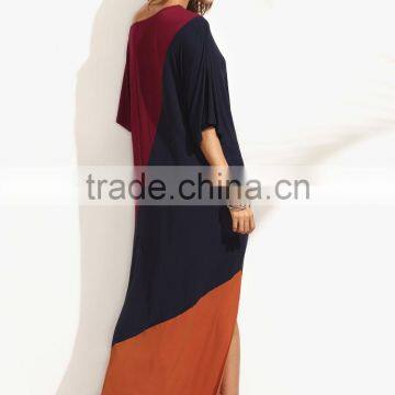 New Design Free Feel Casual Women Long Dress Fashion Boutique Dress photo-3