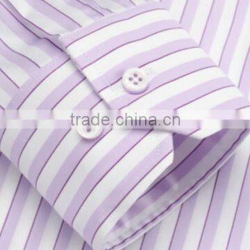 Oem Clothing Factories in China Man Check DP Stripes Dress Shirts photo-3