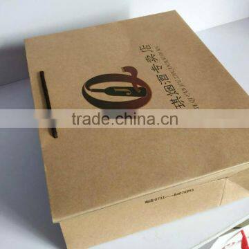 Wholesale TOP Quality Reusable Custom Logo Printing Kraft Paper Bag