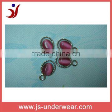 Hot selling Fancy rubine underwear accessories ,metal underwear accessories