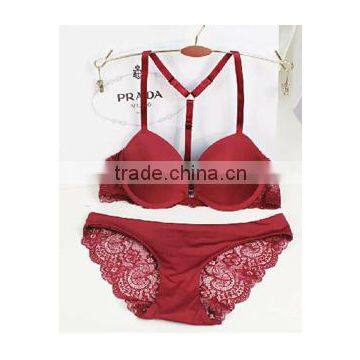 Oem Service Push-Up Sexy Lace Bra Panty Set