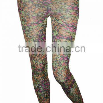 Digital printed nylon leggings