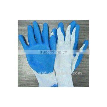 Cotton Working Gloves/safety gloves/Rubberized cotton gloves