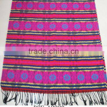 Fahion hot sale acrylic geometrical pattern designer shawl