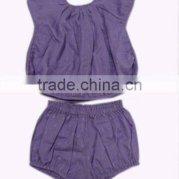Round shape short sleeve jhabla with bloomer
