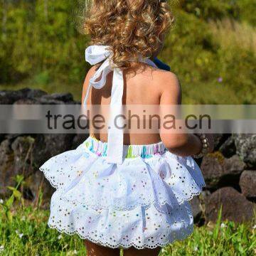 Easter Bunny Ruffle Romper Baby Girls Lace Boho Clothing Infant Toddlers Rabbit Romper photo-4