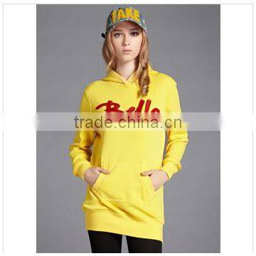 Hot Selling Women Fashion Design Tall Hoodies Wholesale