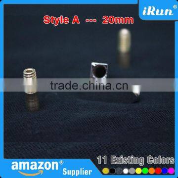 MOQ:100 Pcs - Metal Shoe Lace Tips Aglets to Repair or Shorten Laces Aglets Tips - 11 Colours - Accept Custom photo-4