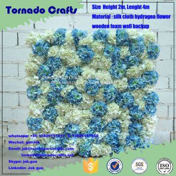 2017 Zhen Xin qi Crafts Artificial Silk Flower Wall for Wedding Backdrop Decoration photo-3
