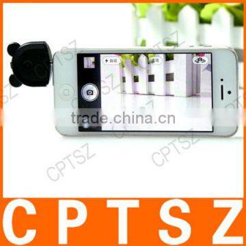 Portble Wireless Remote Release Shutter Camera Control for Iphone + Ipad + Ipod - Black