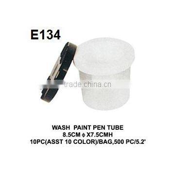 Watercolor Paint Tray, Round Plastic Paint Brush Washer photo-3